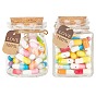 Glass Bottles, Wishing Bottle, with Cute Expression Capsules