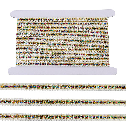 Полиэфирная лента, кружевная лента сороконожка, с картонной карточкой