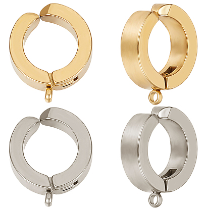 16 шт. 2 цвета 304 фурнитура для амбушюров из нержавеющей стали, с вертикальными петлями