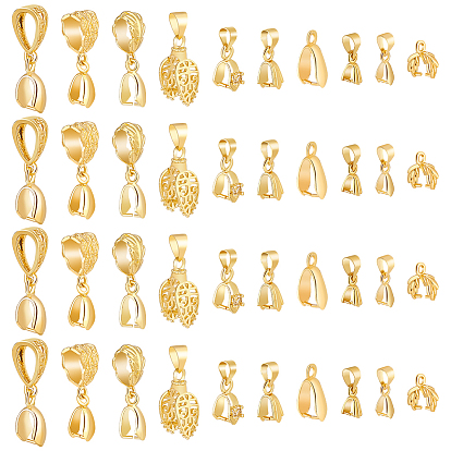 60шт 10 стили латунные ледорубы для изготовления подвесок, без кадмия, без никеля и без свинца