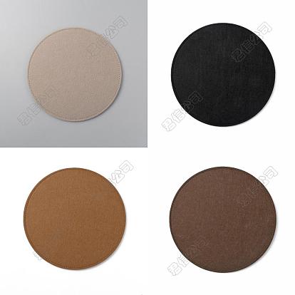 4 Stück 4 Farben Filztaschenbodenformer, Flachrund