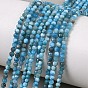 Природного апатита нитей бисера, круглые, граненые