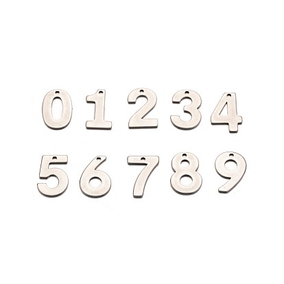 Numéro 201 inoxydable charmes en acier, 11x6.5~8x0.5~0.8mm, Trou: 1mm