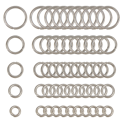 304 inox Anneaux ouverte, ronde