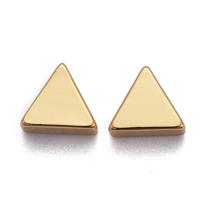 Латунные бусины, сверху просверленные бусы, долговечный, треугольные