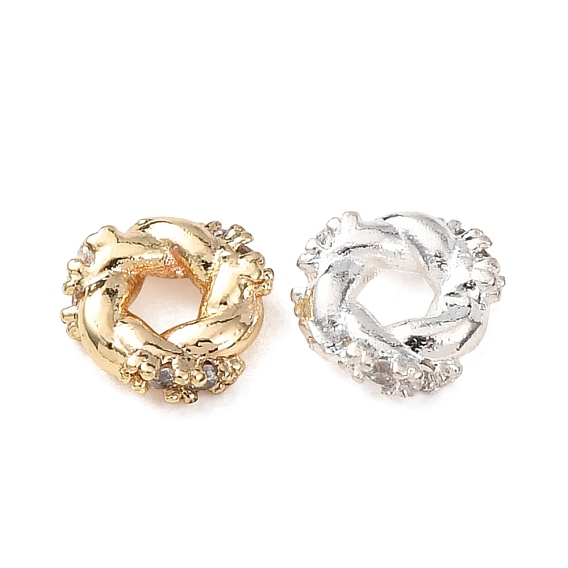 Латунные микропаве прозрачные кубики из циркония, кольцо, стойки покрытие, долговечный