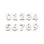 Nummer 201 Edelstahl Reize, 11x6.5~8x0.5~0.8 mm, Bohrung: 1 mm