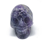 Natural/Synthetic Gemstone Display Decorations, Skull
