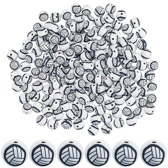 200 бусины из полимерной глины ручной работы., игры с мячом