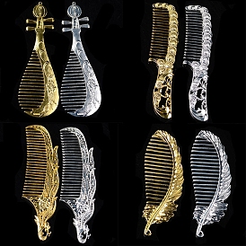 Rack Plating Alloy Hair Combs Findings
