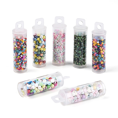 7 бутылки наборы стеклянных бусин своими руками, разнообразные, разнообразные