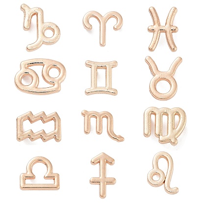 Стойки подвески обшивки сплава, без кадмия и без свинца, гальванический никель, 12 созвездие, золотой свет