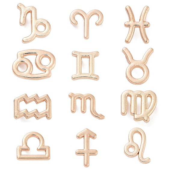 Стойки подвески обшивки сплава, без кадмия и без свинца, гальванический никель, 12 созвездие, золотой свет