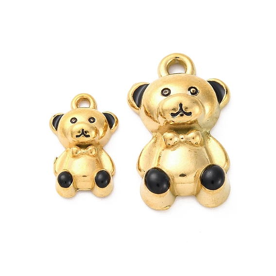 304 нержавеющей стальной эмали подвески, ионное покрытие (ip), реальный 18 k позолоченный, нести прелести