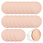 20Pcs Copper Commemorative Coins, with Plastic Packing Boxes, Blank Flat Round