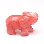 Gemstone 3D Elephant Home Display Decorations