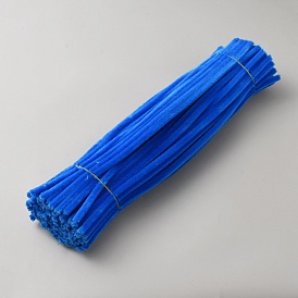 DIY Plush Sticks, with Iron Core, Pipe Cleaners, Kid Craft Material