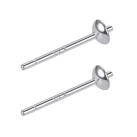 925 Sterling Silver Stud Earring Findings, Earring Posts