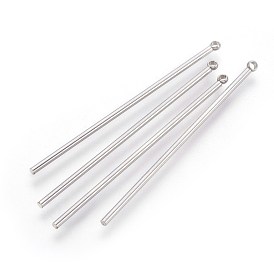 201 en acier inoxydable gros pendentifs, bar