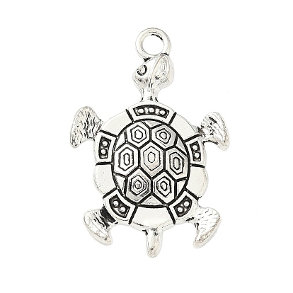 Сплавочные подвески тибетского стиля, черепаховые чары, без кадмия и без свинца