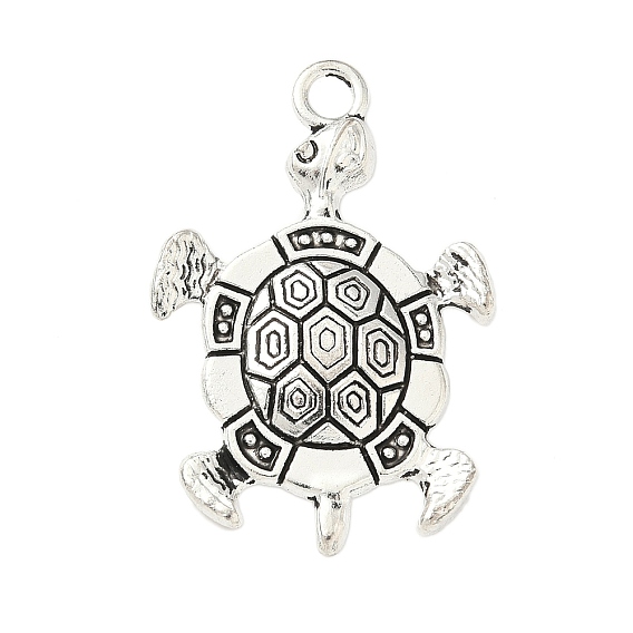 Сплавочные подвески тибетского стиля, черепаховые чары, без кадмия и без свинца