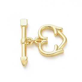 Латуни Переключить застежками, без кадмия, без никеля и без свинца, сердце