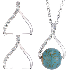 2шт. с покрытием 925 стерлинговое серебро с микропаве из прозрачного кубического циркония, зажимы для ледоруба, твист слеза, с печатью s925, с 1листом