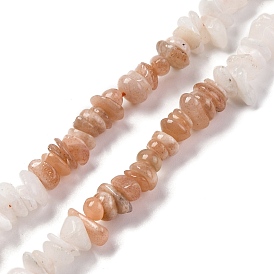 Natural Multi-Moonstone Beads Strands, Chip