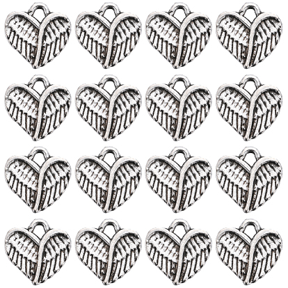 Подвески из сплава в тибетском стиле, без кадмия и без свинца, сердце