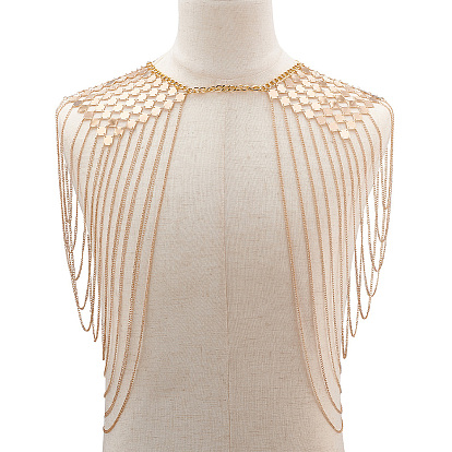 Сплав сексуальный плечевой бюстгальтер цепь тела, украшения для тела с бахромой и кисточками, Свадебная цепочка на руку, летняя пляжная бикини, плечевые ремни для женщин, невест