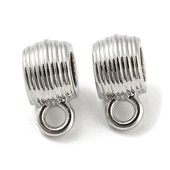 Rack Plating Alloy Tube Bails, Loop Bails, Lead Free & Cadmium Free & Nickel Free, Column