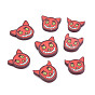 Halloween Handmade Polymer Clay Cabochons, Polymer Clay Slices for Resin Crafts & DIY Projects, Ghost