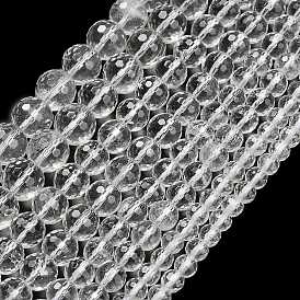 Природных кристаллов кварца бисер нитей, горного хрусталя, граненые, круглые