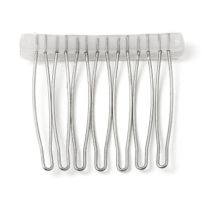 304 Stainless Steel & Plastic Hair Comb Findings