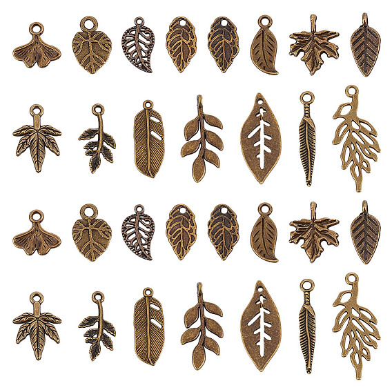150 шт. Подвески из сплава в тибетском стиле, лист