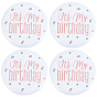 4Pcs It's My Birthday Tinplate Brooches, Iron Lapel Pins for Backpack Clothes