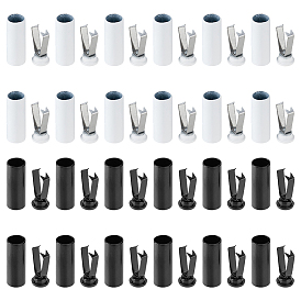 40шт. 2 цвета распылением напечатанные литые наконечники для шнурков, шнурки на голове, колонка