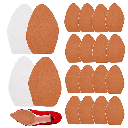 20 шт. 2 стили арочные замшевые нескользящие накладки для обуви, клейкие протекторы для обуви, противоскользящие ручки на высоком каблуке