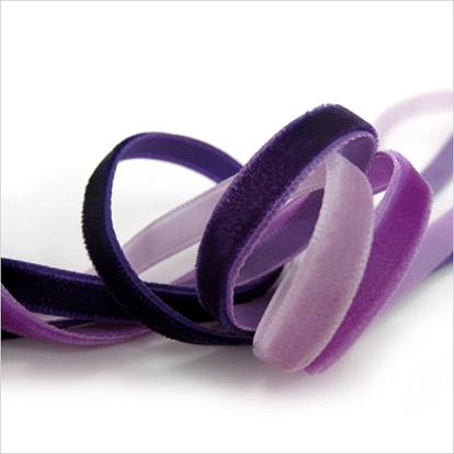 Velvet Ribbon, 1/4 inch