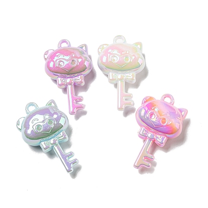 UV Plating Acrylic Pendants, Key