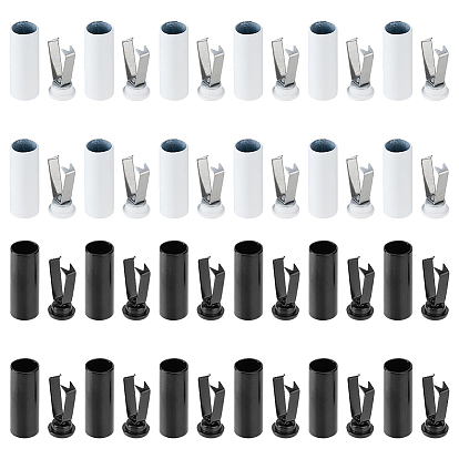 40шт. 2 цвета распылением напечатанные литые наконечники для шнурков, шнурки на голове, колонка