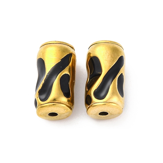 304 из нержавеющей стали эмаль бисер, ионное покрытие (ip), реальный 18 k позолоченный, колонка