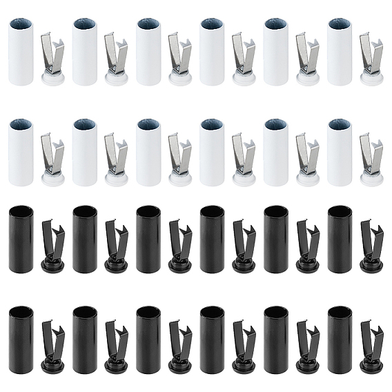 40шт. 2 цвета распылением напечатанные литые наконечники для шнурков, шнурки на голове, колонка