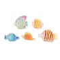 Transparent Resin Pendants, Fish Charms