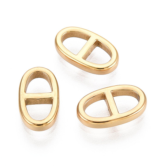 Ионное покрытие (ip) 304 подвески из нержавеющей стали, овальные