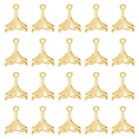 20 шт. Латунные подвески, рыбий хвост, без свинца, без никеля и без кадмия