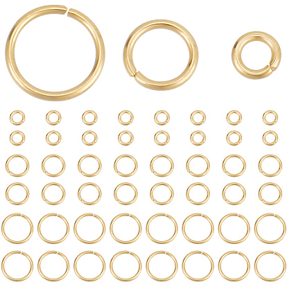 304 кольца прыжок из нержавеющей стали, открытые кольца прыжок, металлические разъемы для поделок ювелирных изделий и брелков