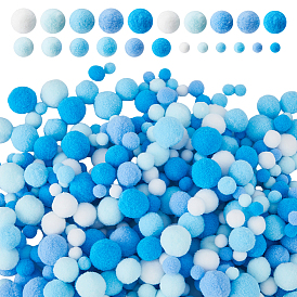 4 стили полиэстер помпон, круглые