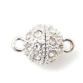 Магнитные застежки из металлического сплава с петлями, сильный магнит n 45, со стразами классом a , долговечный, круглые