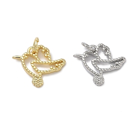 Латунные подвески в виде голубей, амулеты птиц, долговечный, стойки покрытие, без свинца и без кадмия